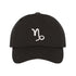 Black baseball hat embroidered with the capricorn zodiac sign-DSY Lifestyle