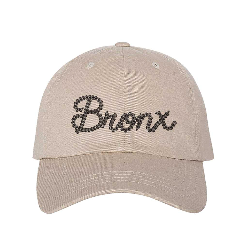 Stone Bronx Chain Stitch Embroidered Baseball Hat with vintage-style embroidery - DSY Lifestyle