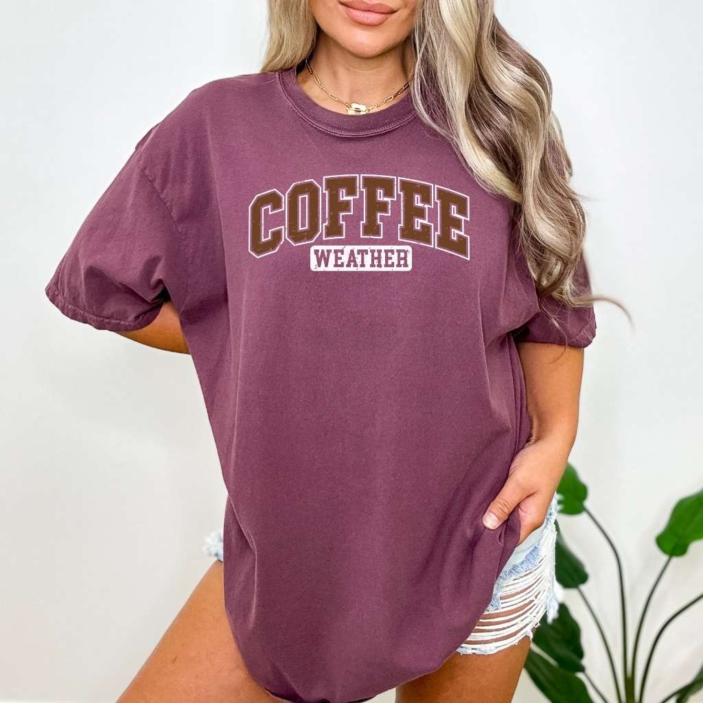 Coffee Weather Tee | Cozy Fall-Inspired Shirt for Coffee Lovers