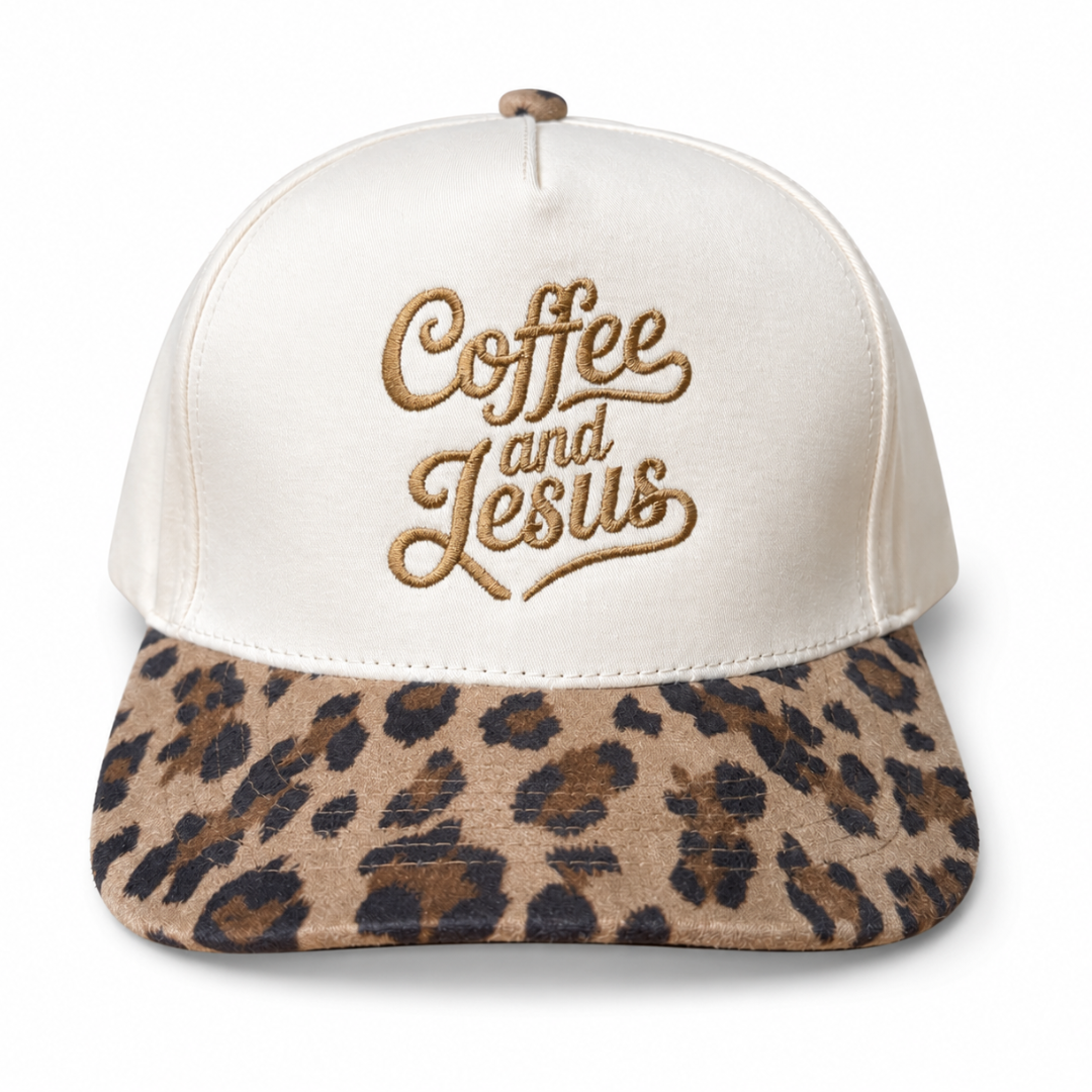 Leopard Brim Trucker Hat