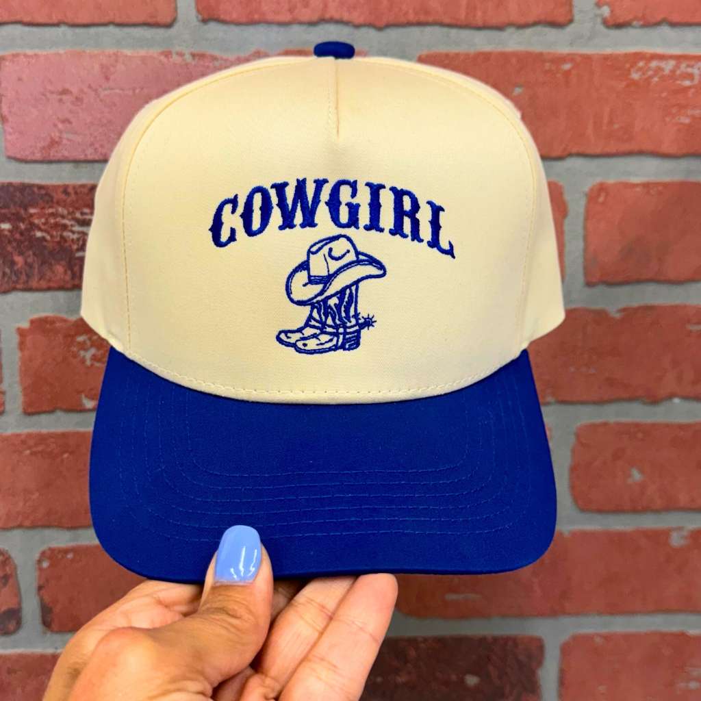 Cowgirl Boots Baseball Hat - 5 Panel Baseball Cap
