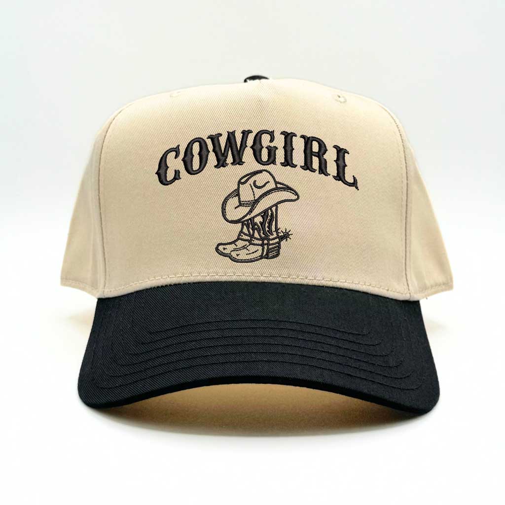 Cowgirl Boots Baseball Hat - 5 Panel Baseball Cap