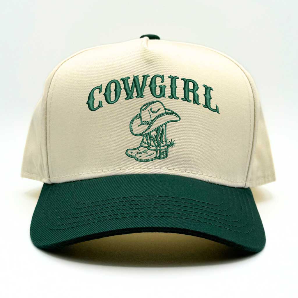 Cowgirl Boots Baseball Hat - 5 Panel Baseball Cap