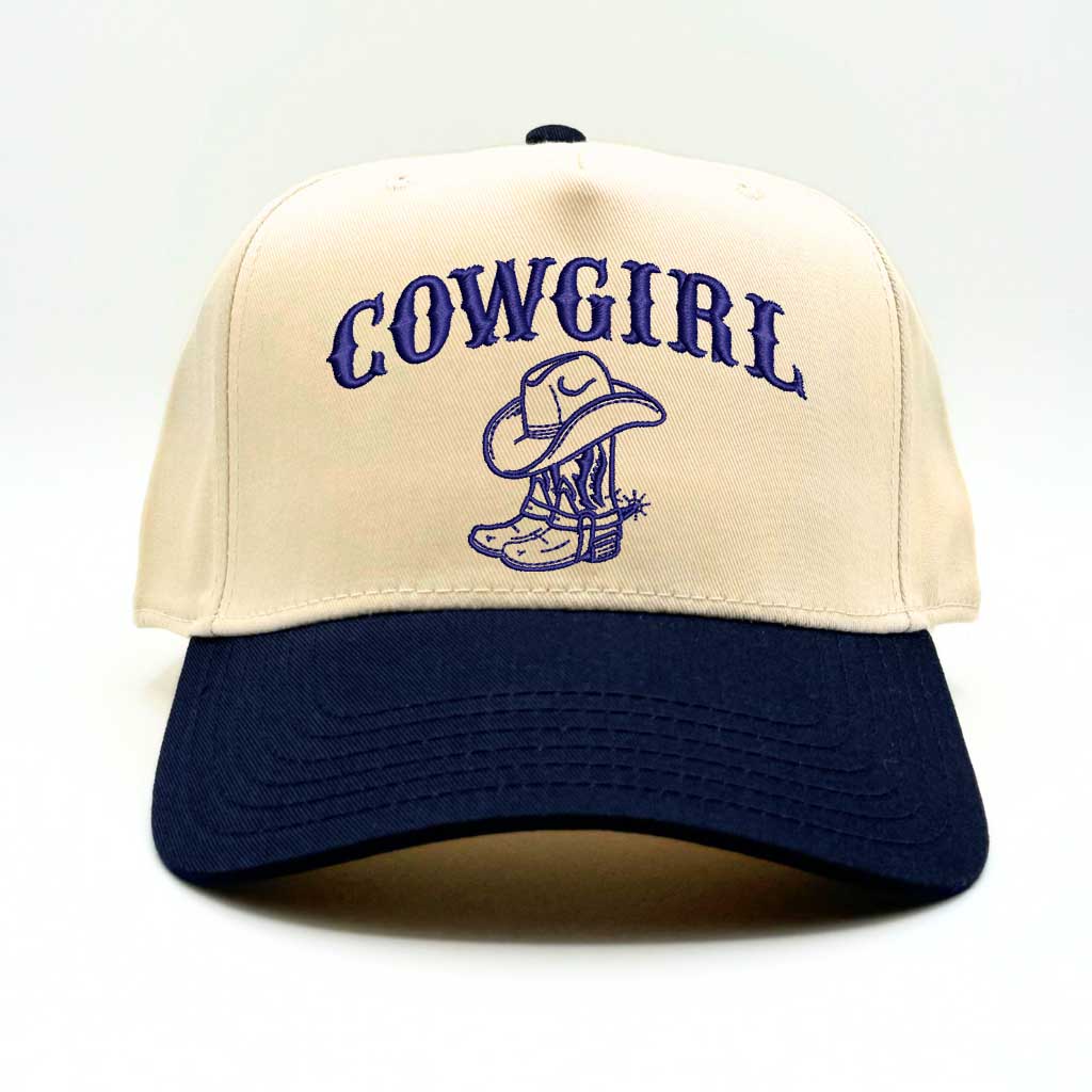 Cowgirl Boots Baseball Hat - 5 Panel Baseball Cap