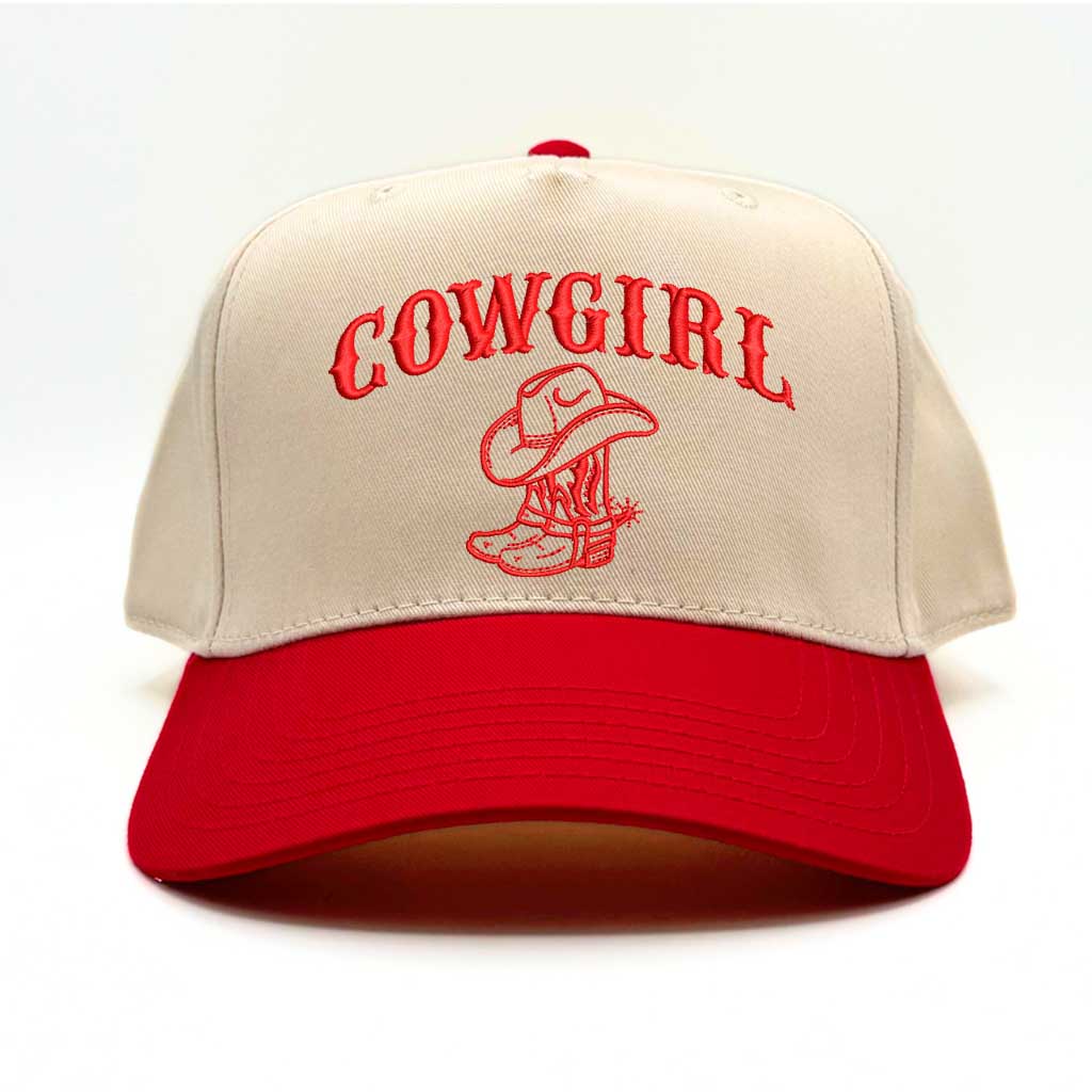 Cowgirl Boots Baseball Hat - 5 Panel Baseball Cap