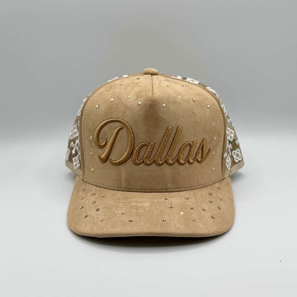 Dallas Suede Rhinestone Baseball hat