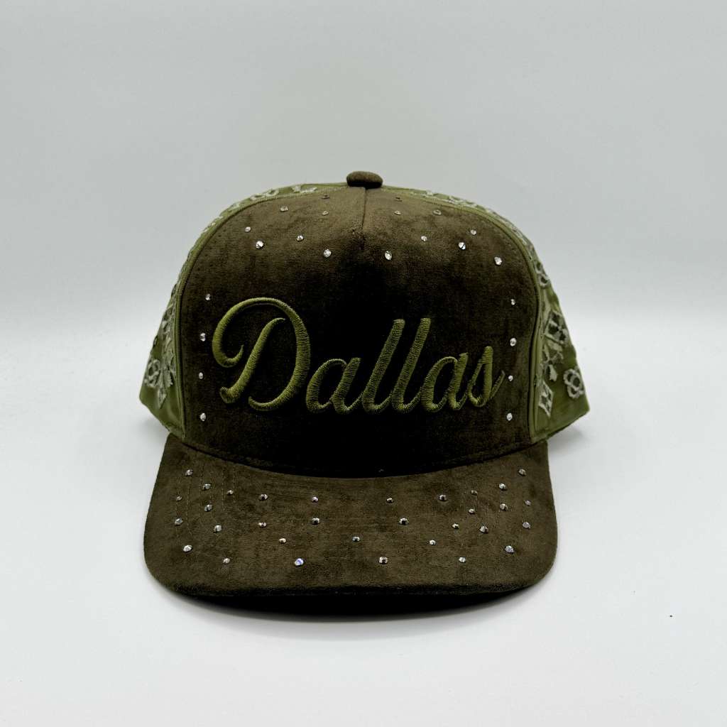 Dallas Suede Rhinestone Baseball hat
