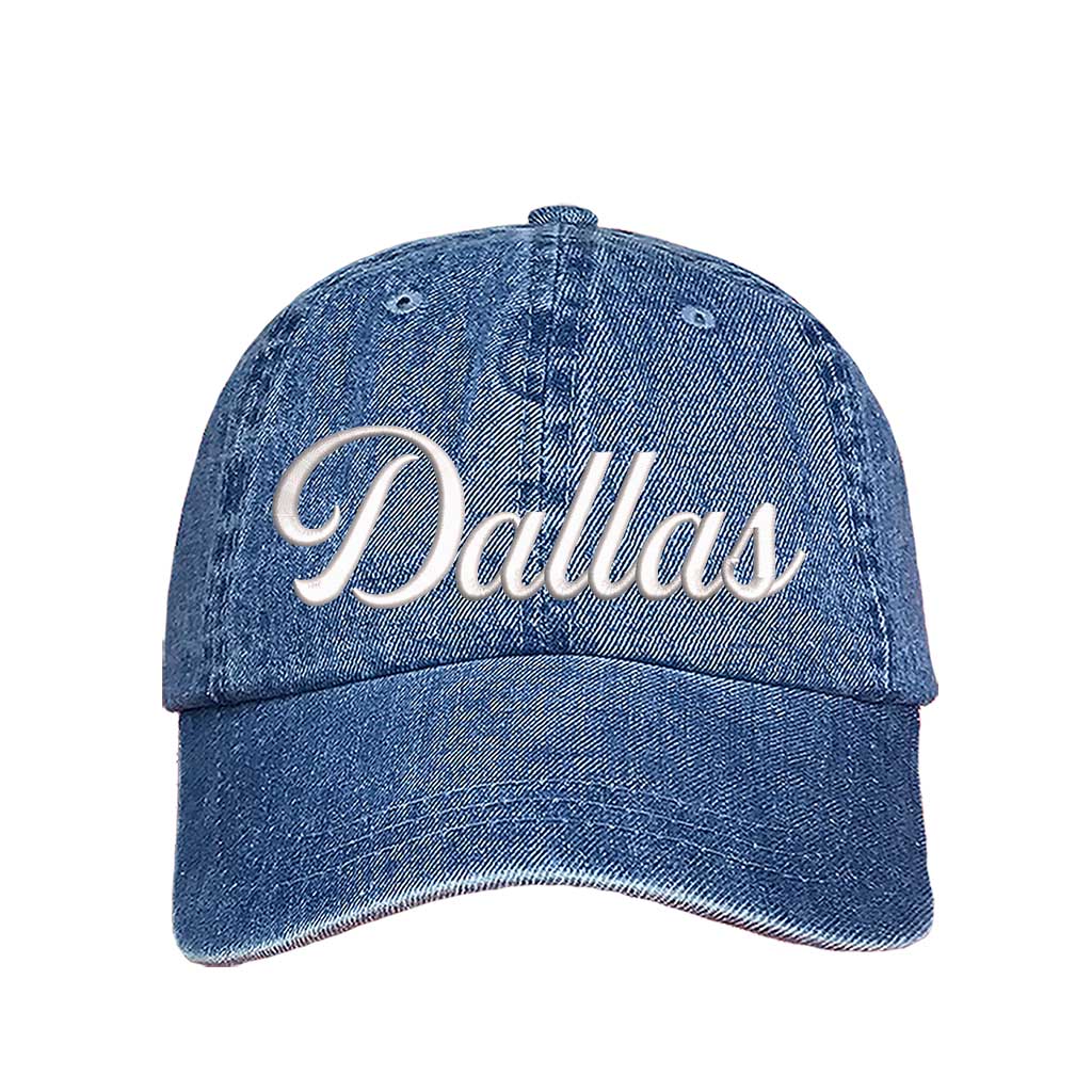 Dallas Embroidered Baseball Hat - Dallas Concert Hat