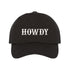 Black hat embroidered with the word Howdy-DSY Lifestyle