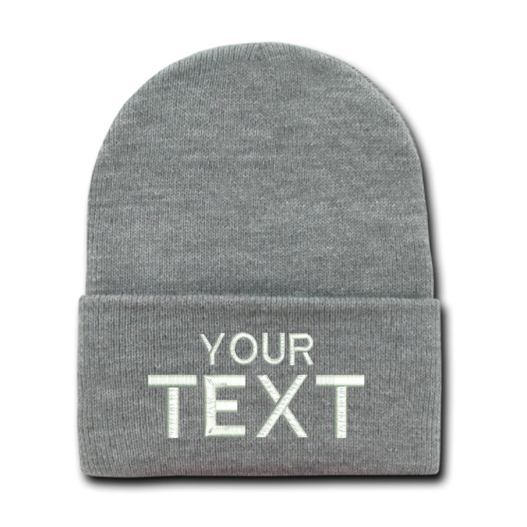 Custom Beanie | Custom Your Text Here Beanie Cap