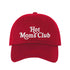Red Hot Moms Club embroidered baseball hat, perfect for stylish and confident mamas who want to make a statement – DSY Lifestyle