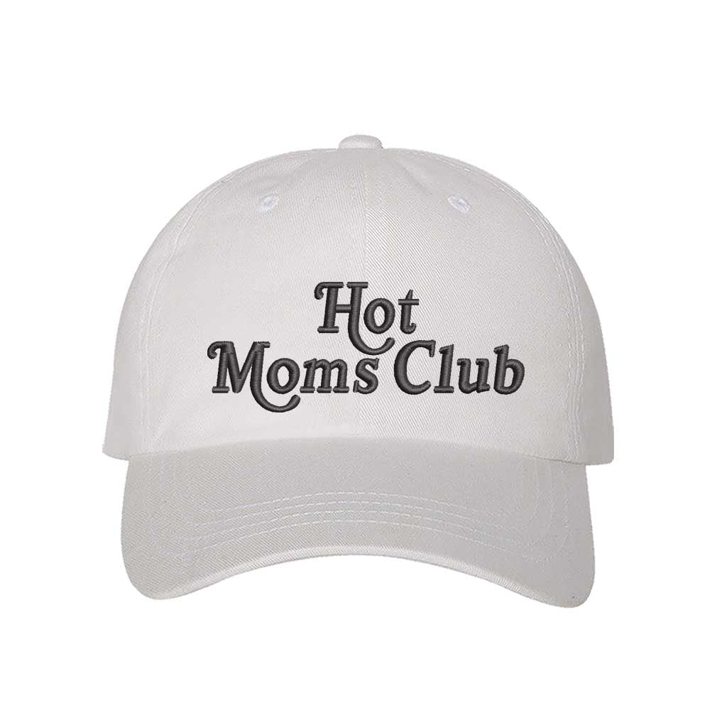White Hot Moms Club embroidered baseball hat, perfect for stylish and confident mamas who want to make a statement – DSY Lifestyle