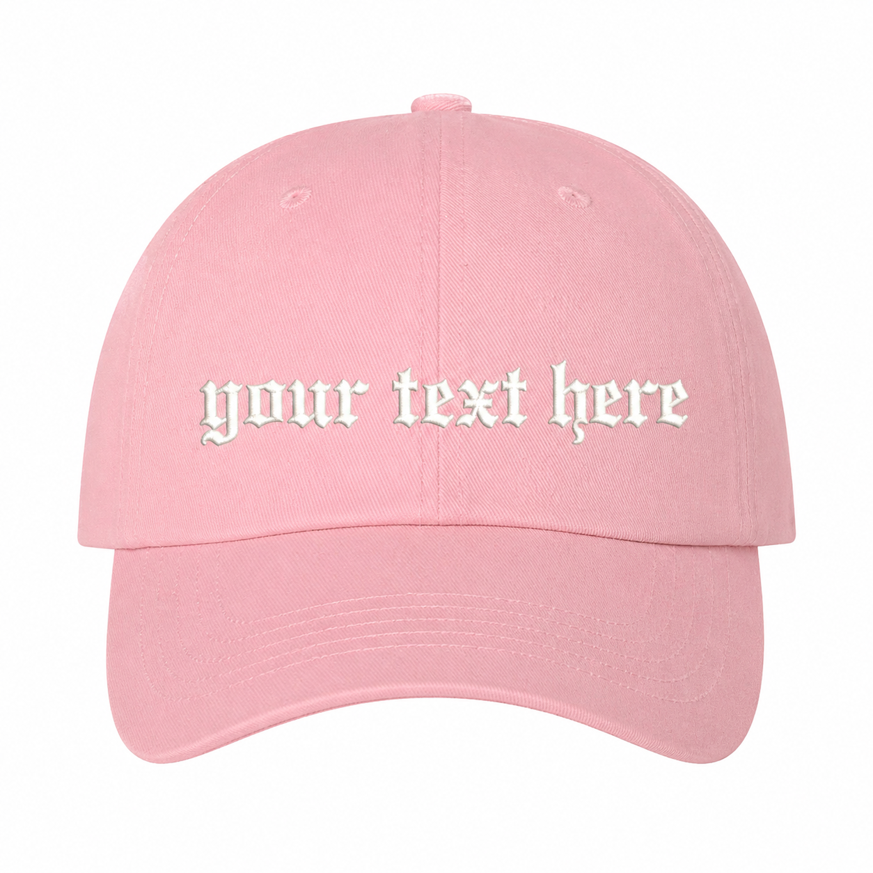 Custom Baseball Cap Old English