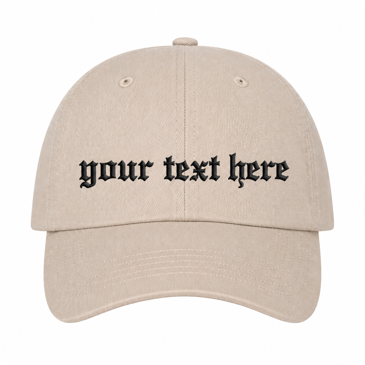 Custom Baseball Cap Old English