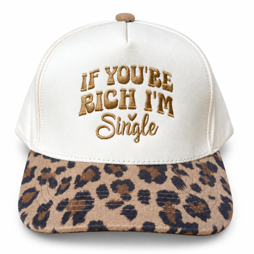 Leopard Brim Trucker Hat