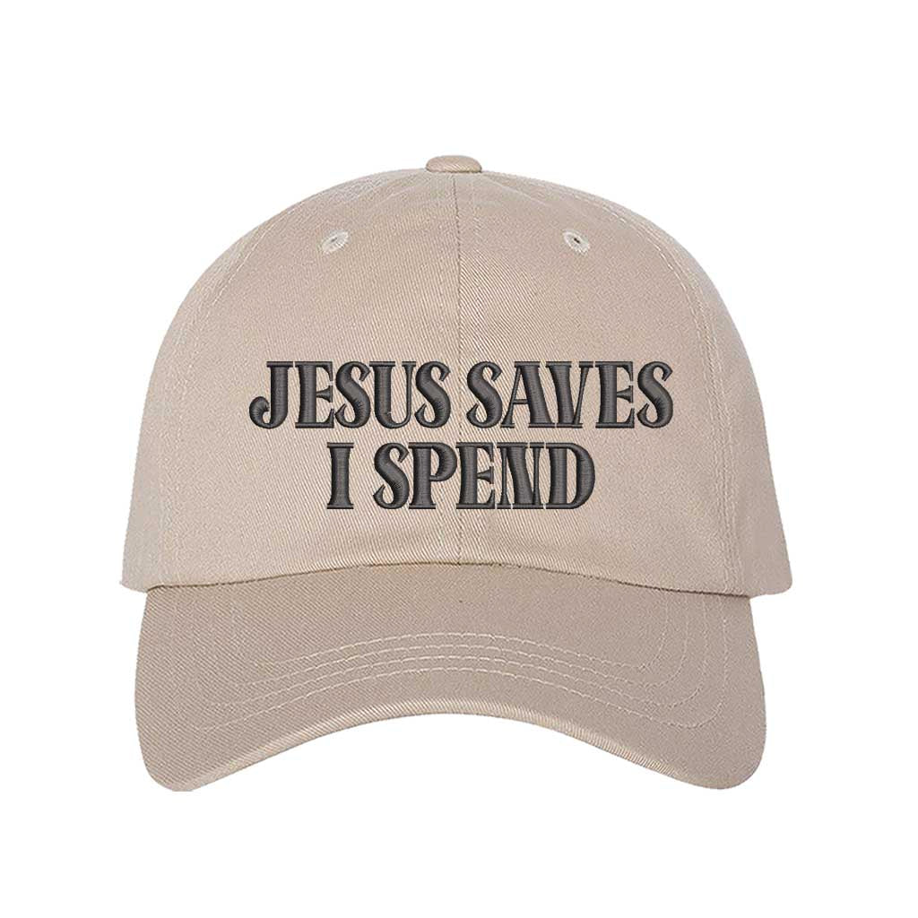 Jesus Saves I Spend Embroidered Baseball Hat