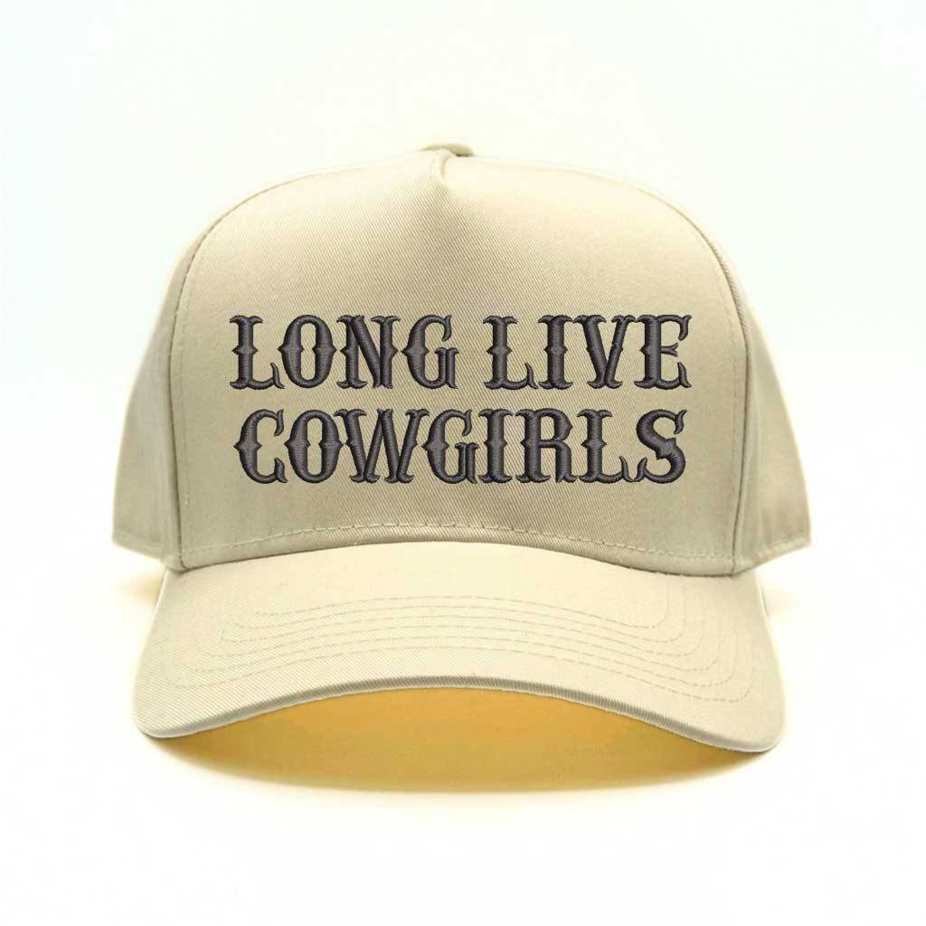 Long Live Cowgirls Embroidered Baseball Hat