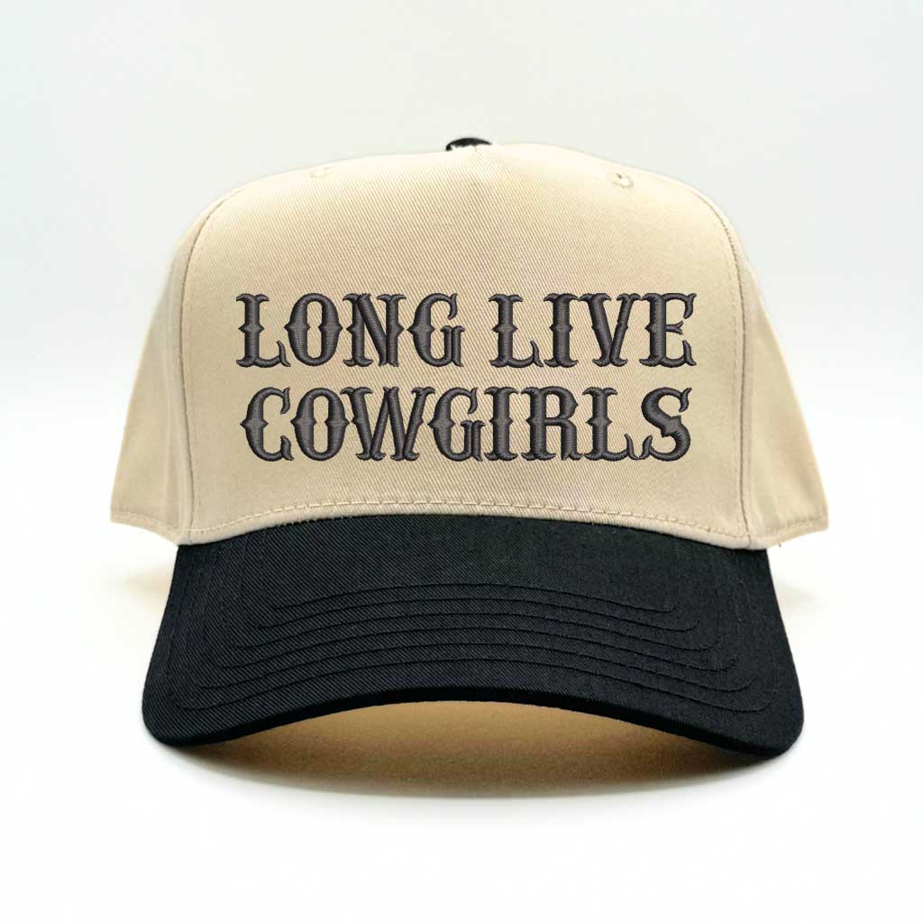 Long Live Cowgirls Embroidered Baseball Hat