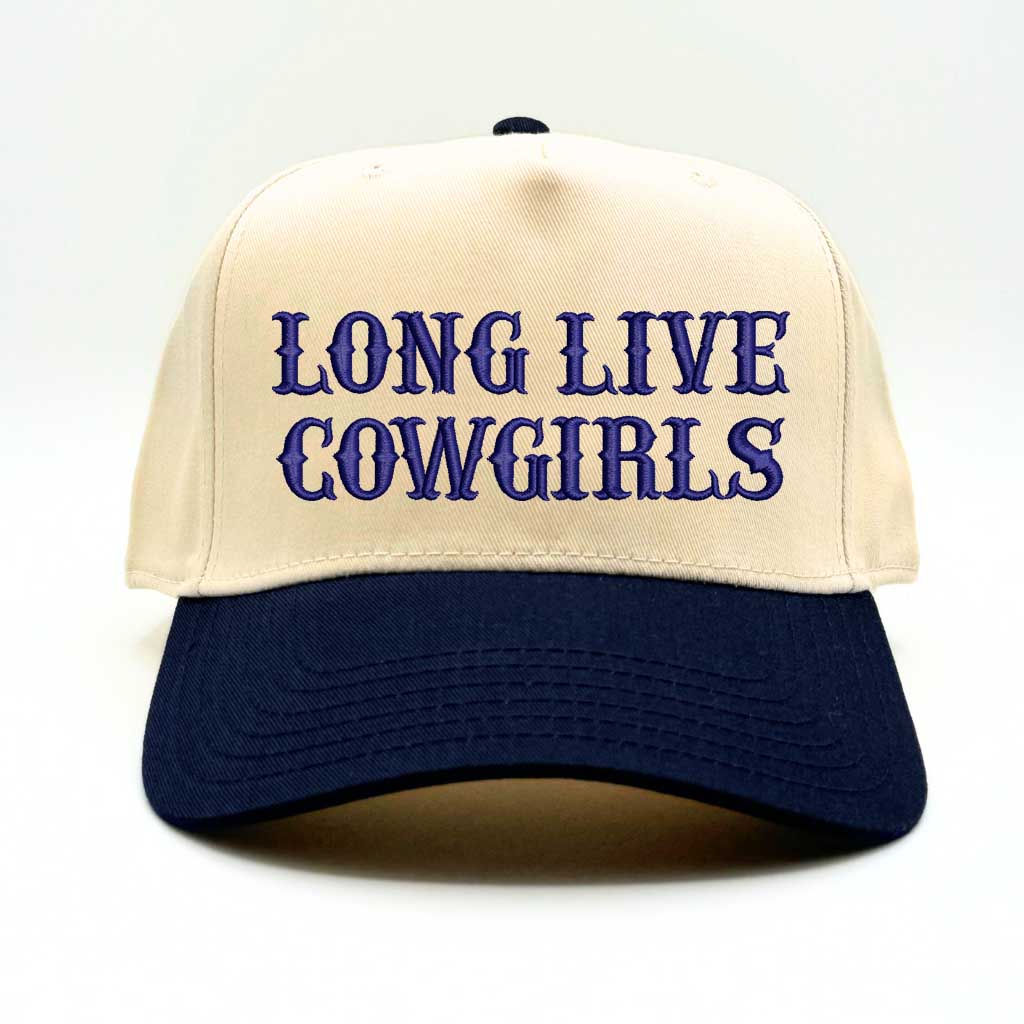 Long Live Cowgirls Embroidered Baseball Hat