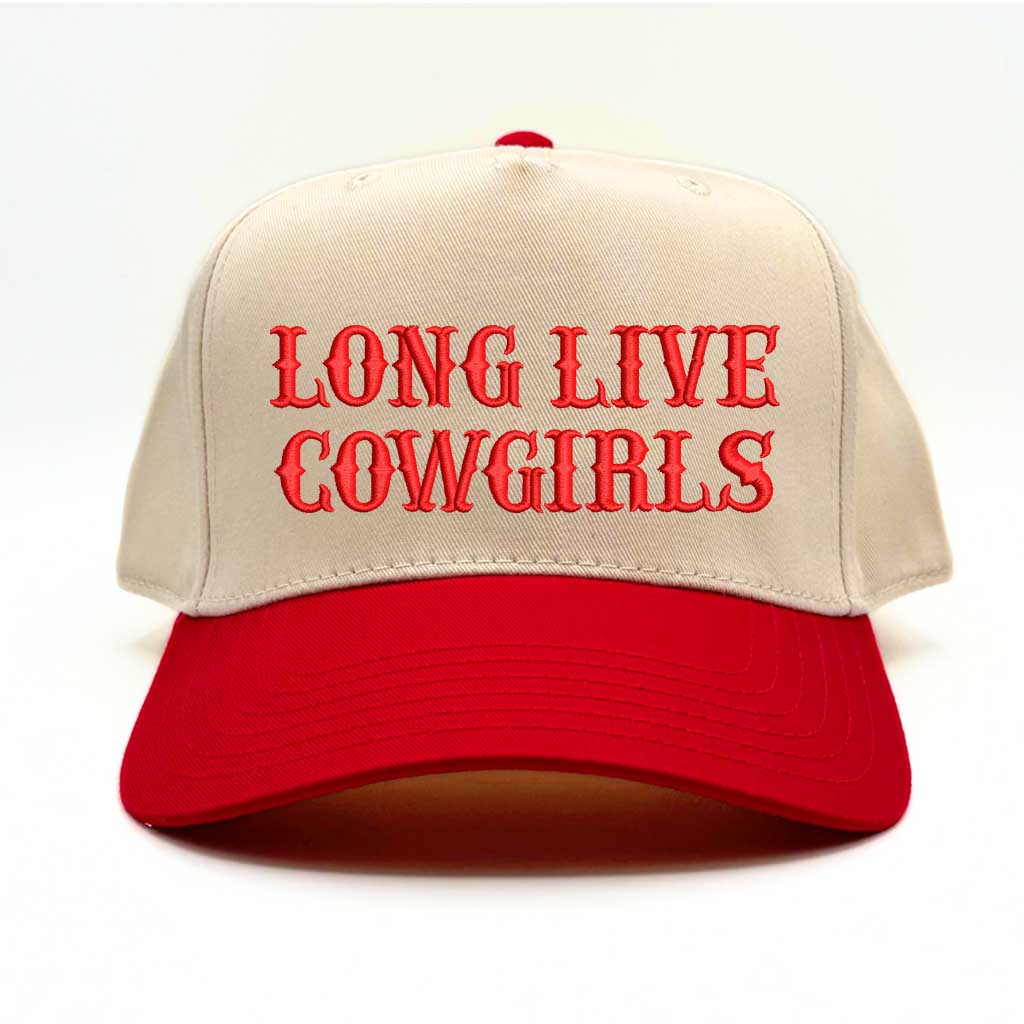 Long Live Cowgirls Embroidered Baseball Hat