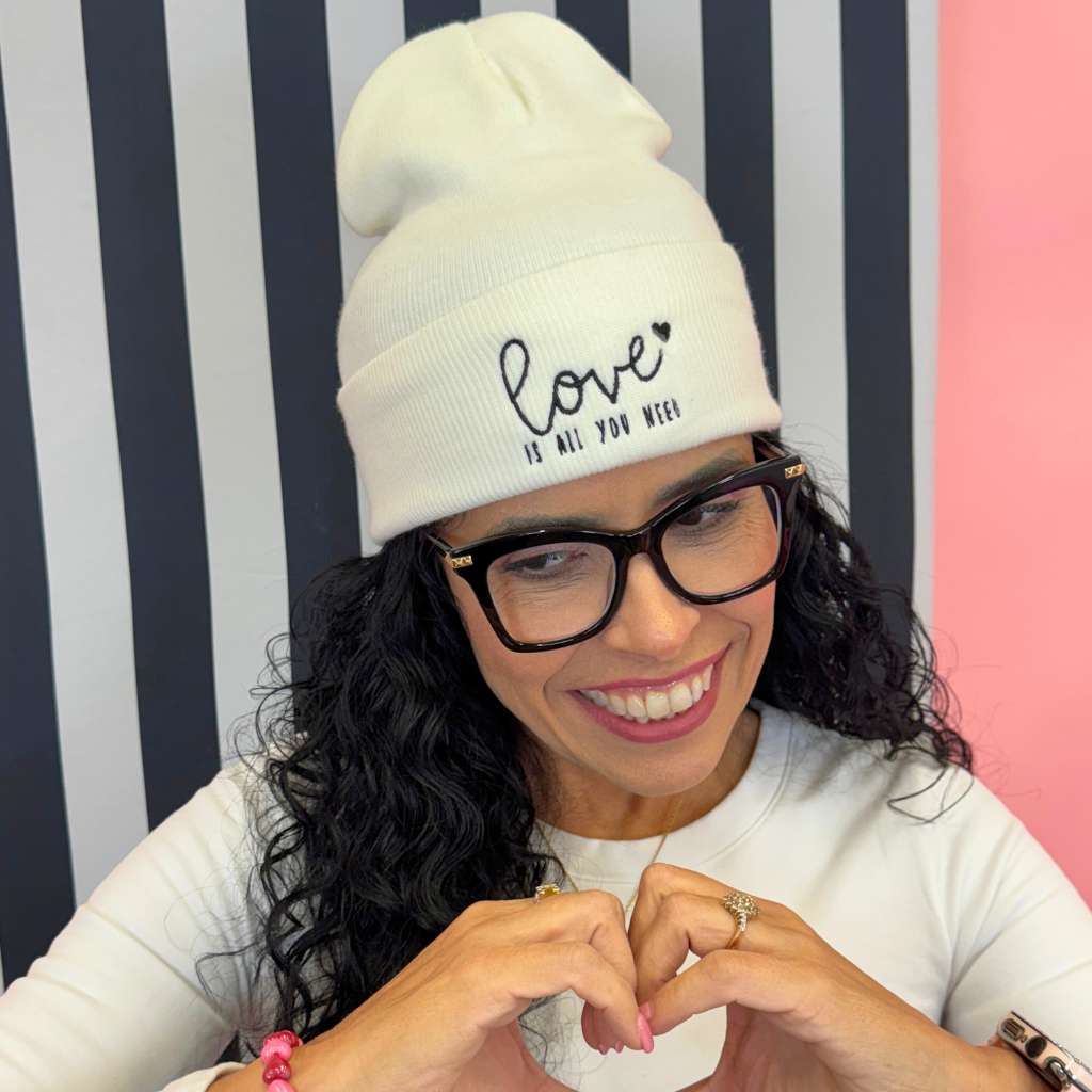 Love Is All You Need Cuffed Beanie