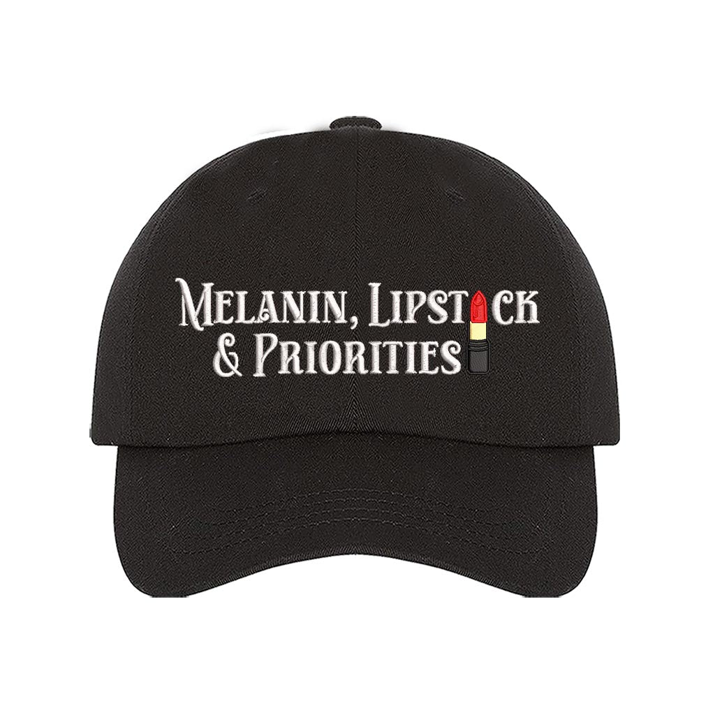 Melanin, Lipstick π & Priorities Baseball Hat