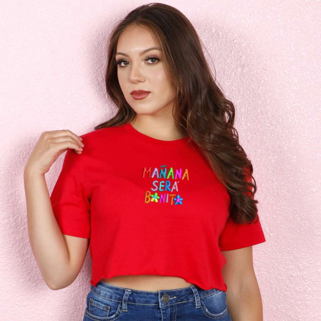 Mañana Sera Bonito Oversized Crop Top