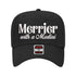 Merrier With A Martini Solid Black 5-Panel Embroidered Baseball Hat featuring playful martini embroidery and adjustable snapback closure – DSY Lifestyle