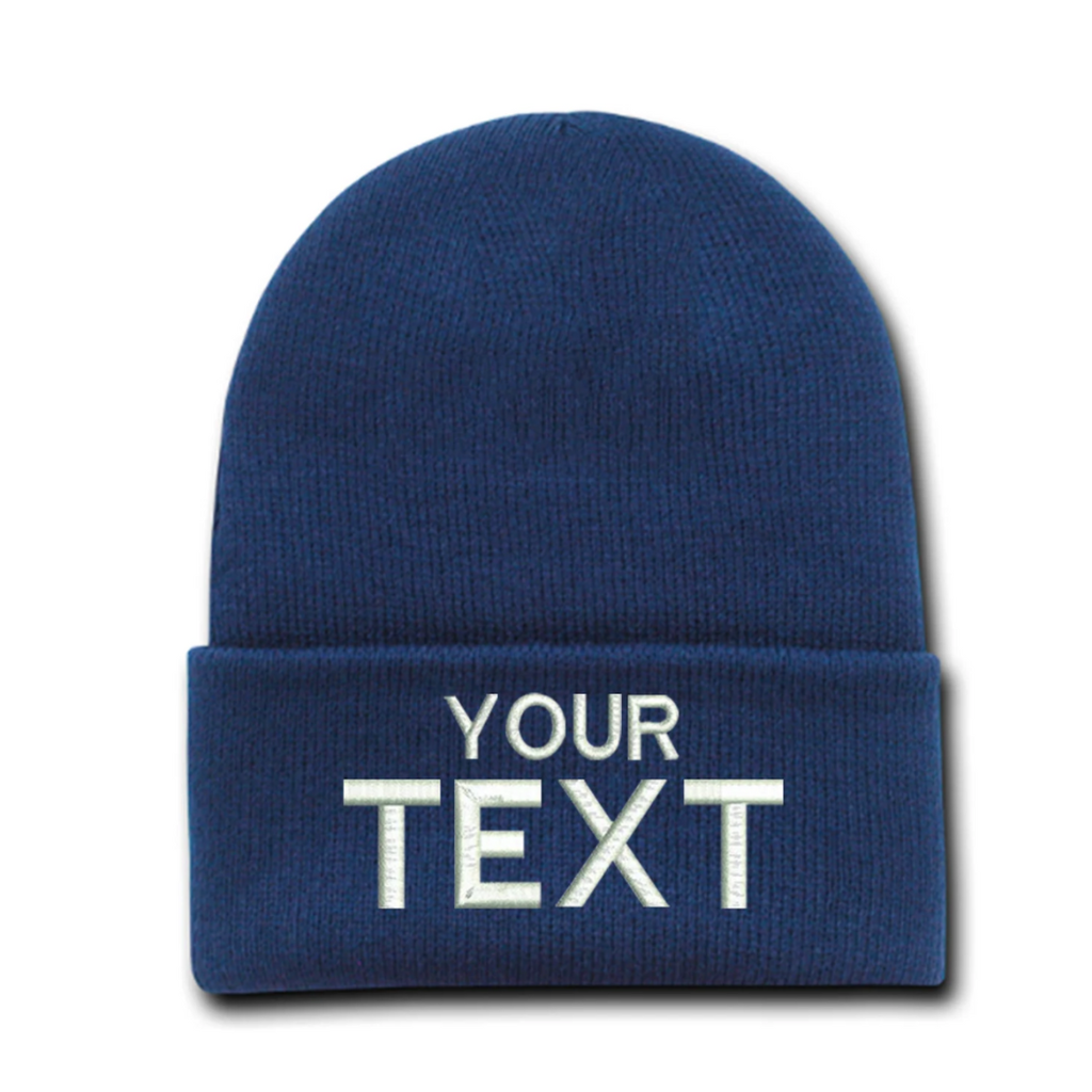 Custom Beanie | Custom Your Text Here Beanie Cap