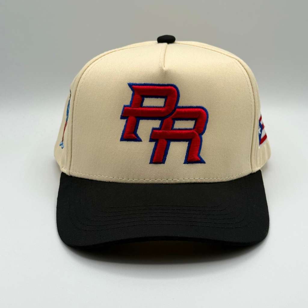 Puerto Rico PR 3D two tone baseball hat