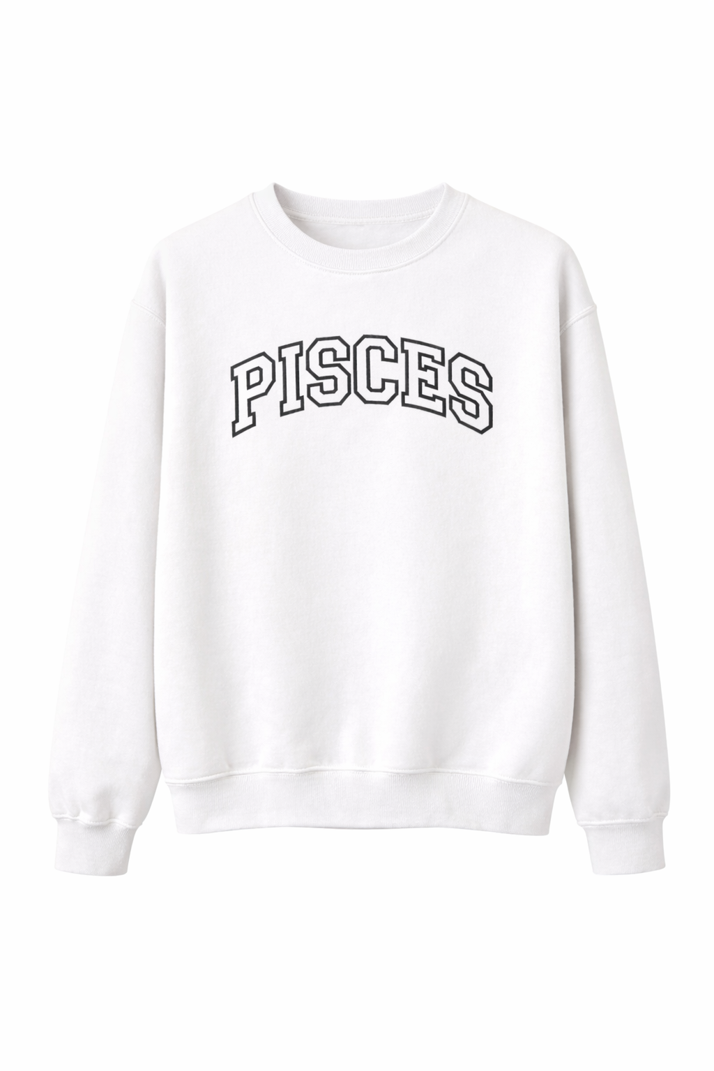 Pisces Embroidered Sweatshirt – Zodiac Astrology Sweatshirt