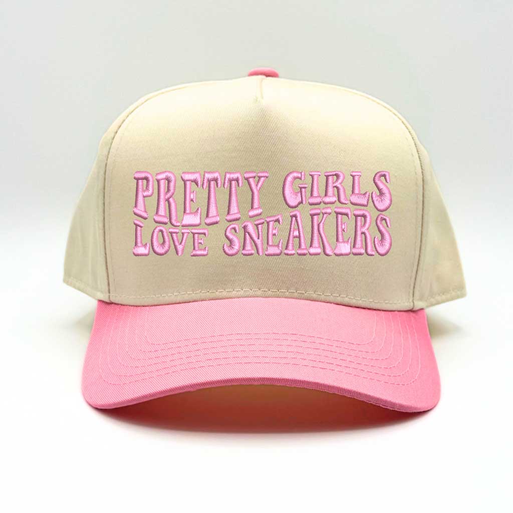 Pretty Girls Love Sneakers Five Panel Baseball Cap - Trendy & Comfortable Statement Hat