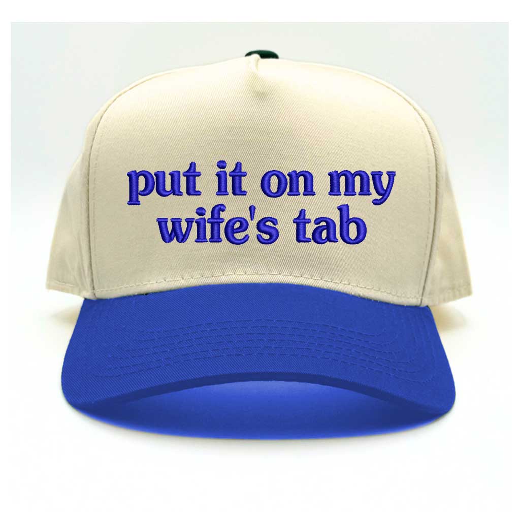 Put it on my wifes tab embroidered baseball hat - DSY Lifestyle