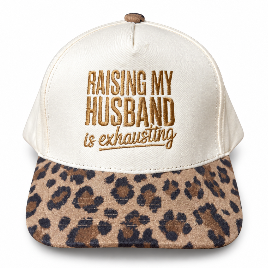 Leopard Brim Trucker Hat