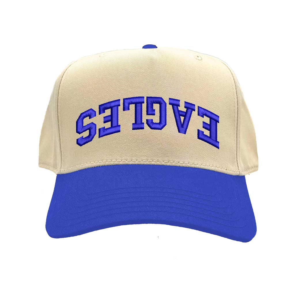 Custom Upside Down Text Hat – Personalized Varsity Baseball Cap