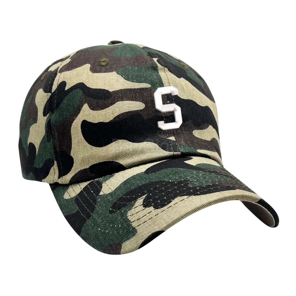 Custom 3D Puff Baseball Cap with Embroidered Letter Initials