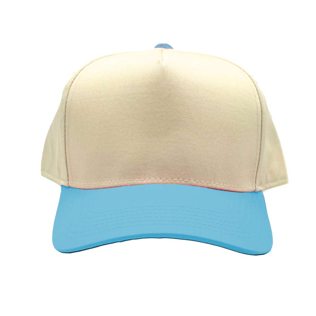 Spring 5 Panel Two Tone Baseball Hats