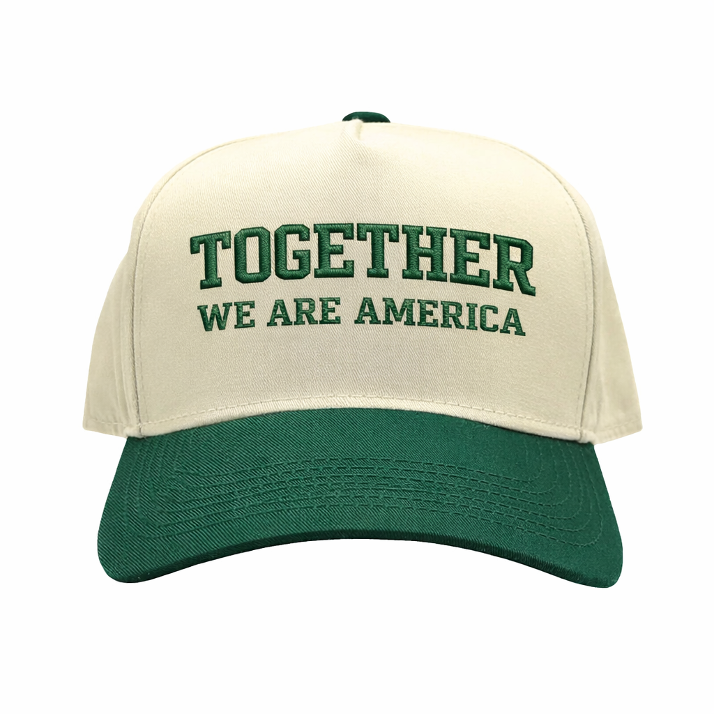 Together We Are America Hat – Unity & Latina Pride Embroidered Baseball Cap