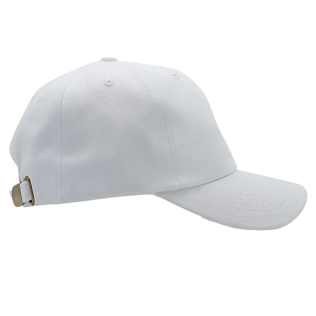 White Classic Baseball Cap - DSY Lifestyle Baseball Hats