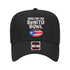 Solid Black Here for the Benito Bowl embroidered two-tone 5-panel baseball hat with snapback closure inspired by Bad Bunny concert style – DSY Lifestyle.