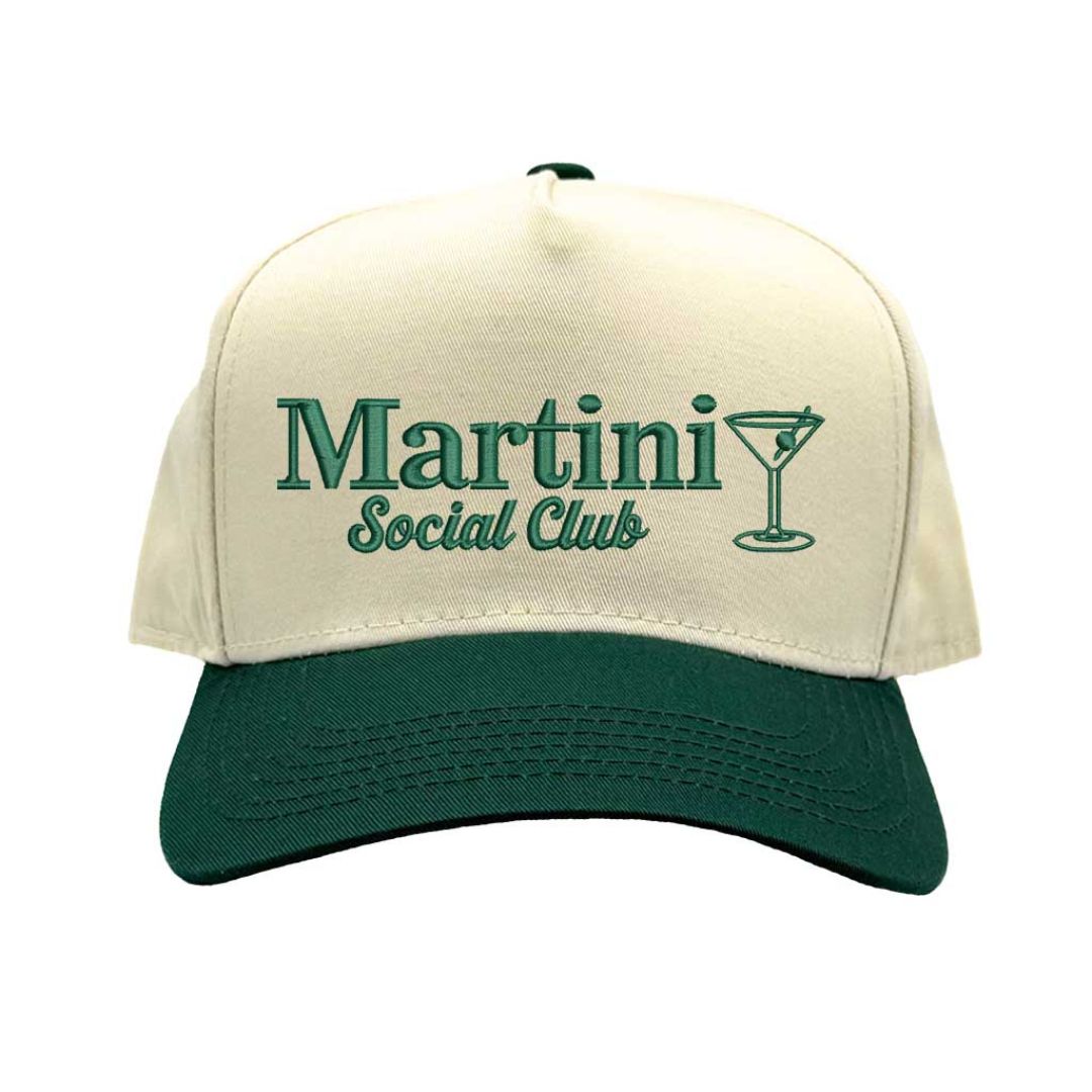 Martini Social Club Embroidered Baseball Cap