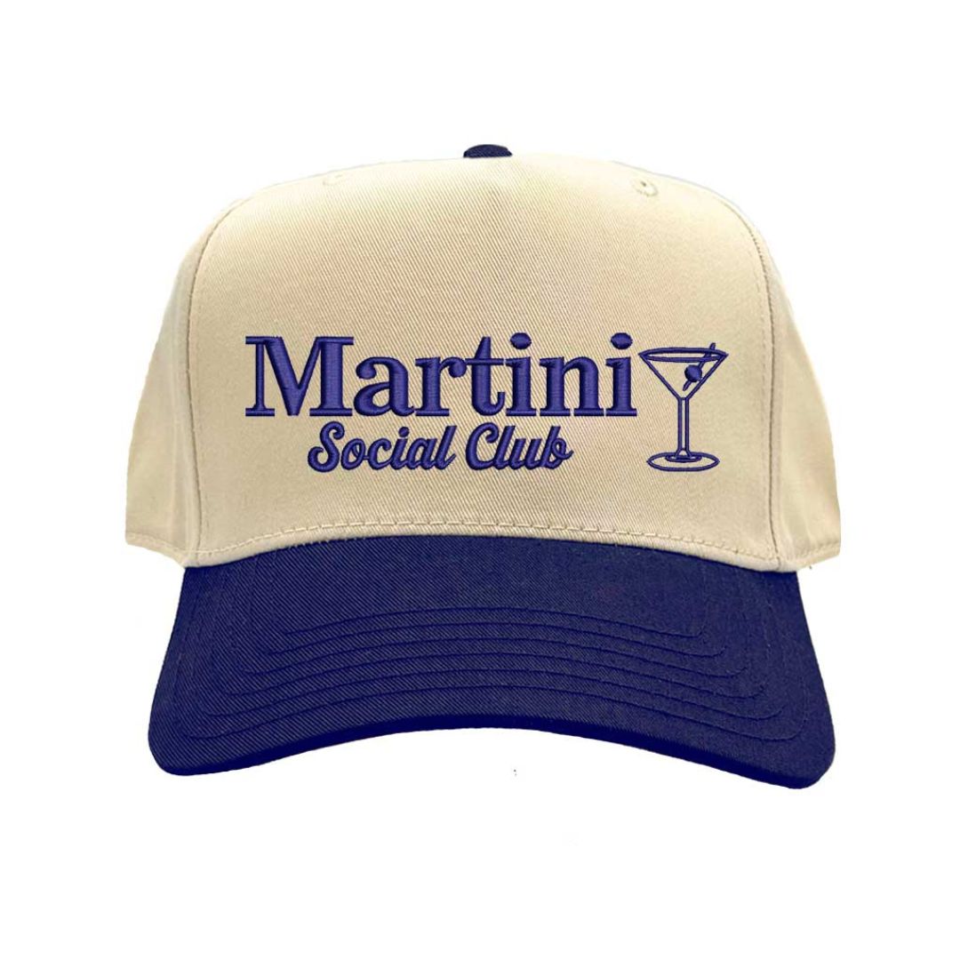 Martini Social Club Embroidered Baseball Cap