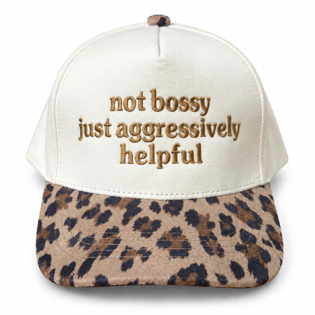 Leopard Brim Trucker Hat