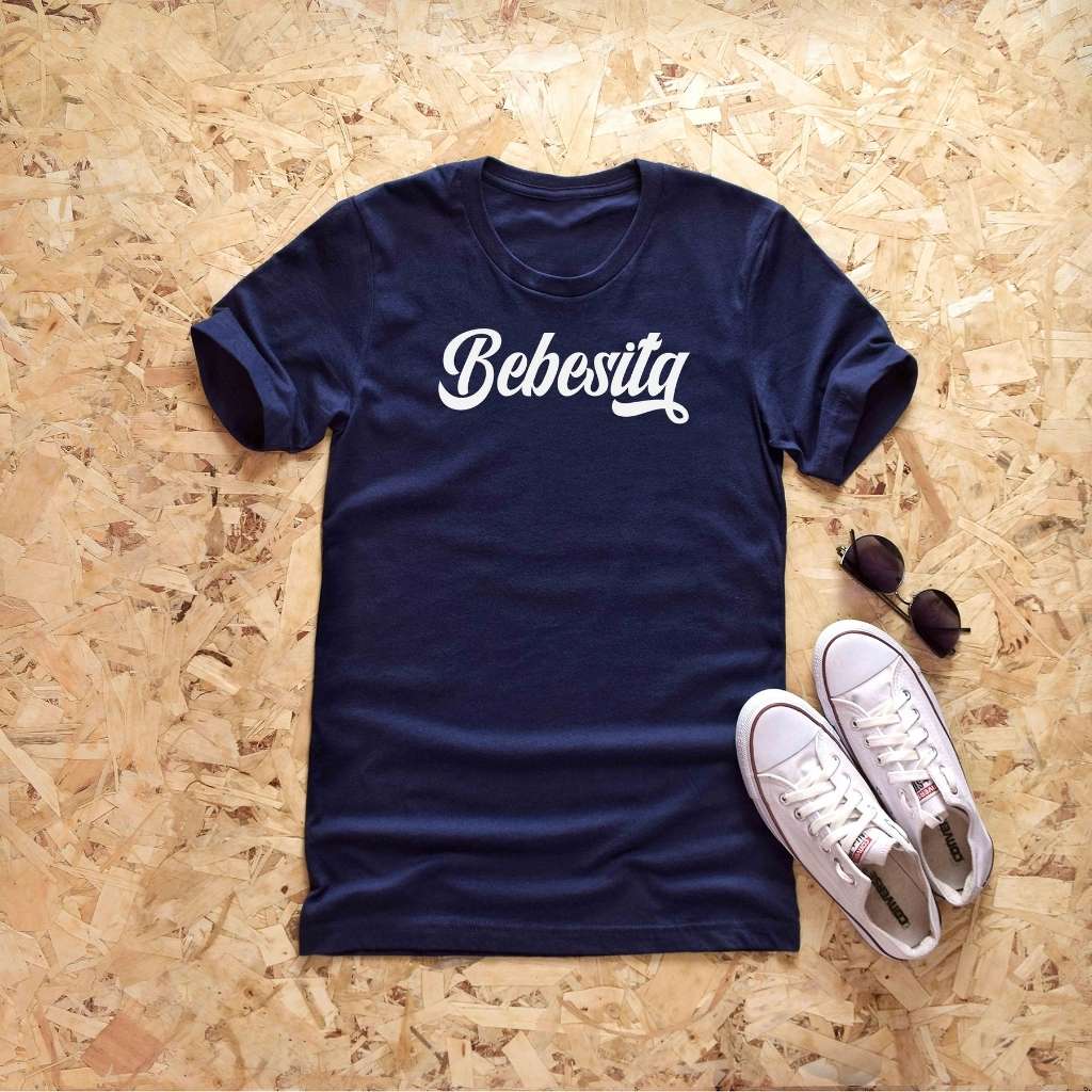 Navy Color tshirt with Bebesita printed in the front - DSY Lifestyle