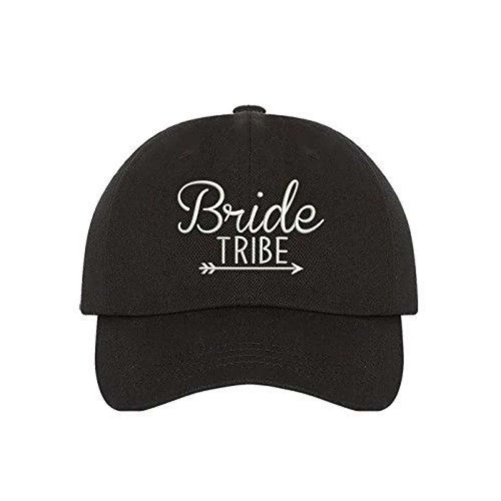 Black baseball hat with bride tribe embroidered in white - DSY Lifestyle