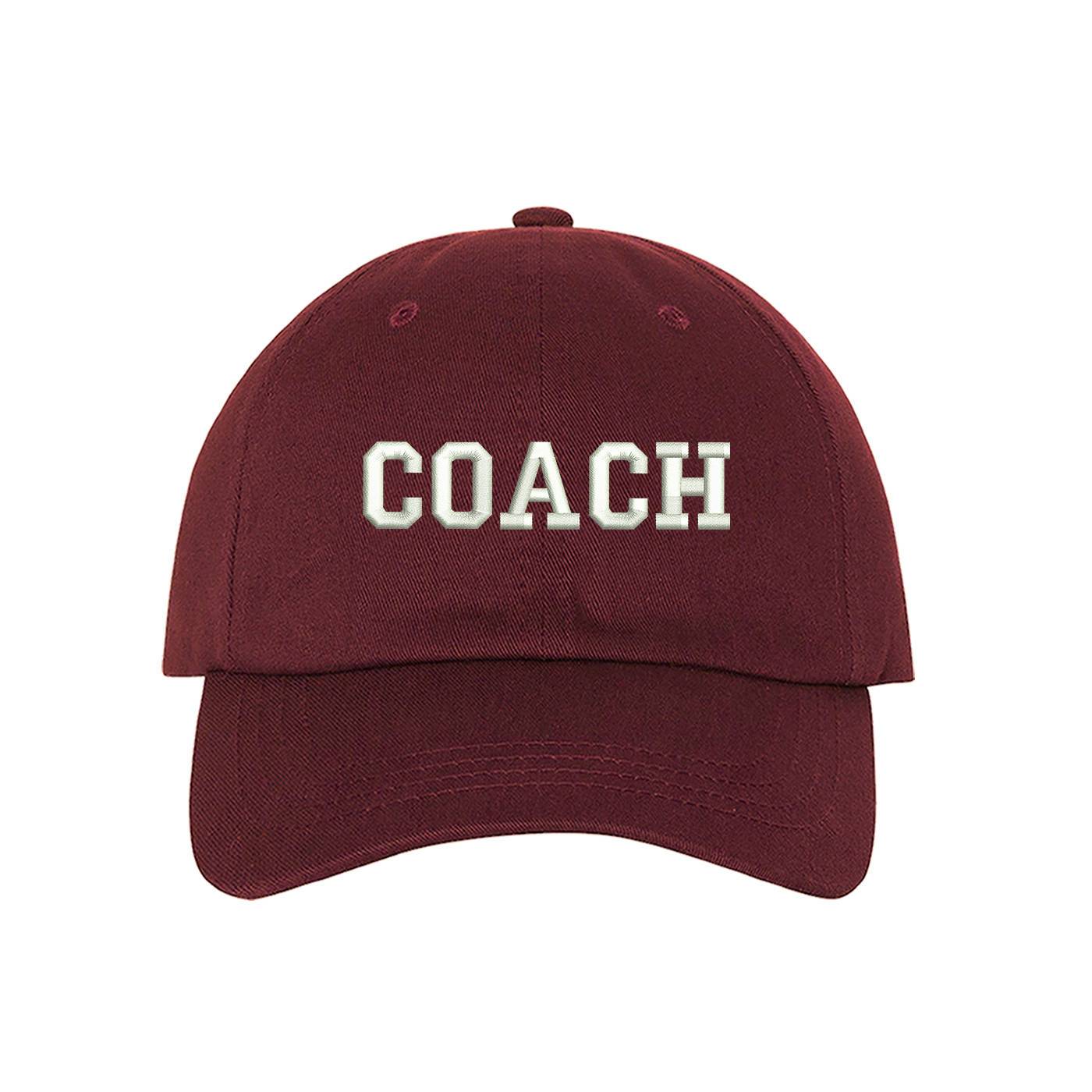 Embroidered Baseball Hat Coach Dad Hat