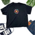 Here comes the sun embroidered black crop top - DSY Lifestyle