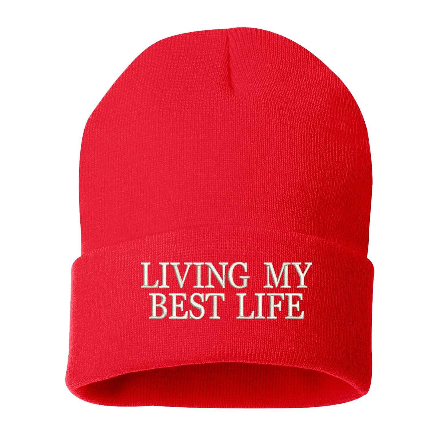 Living My Best Life Cuffed Beanie - Prfcto Lifestyle