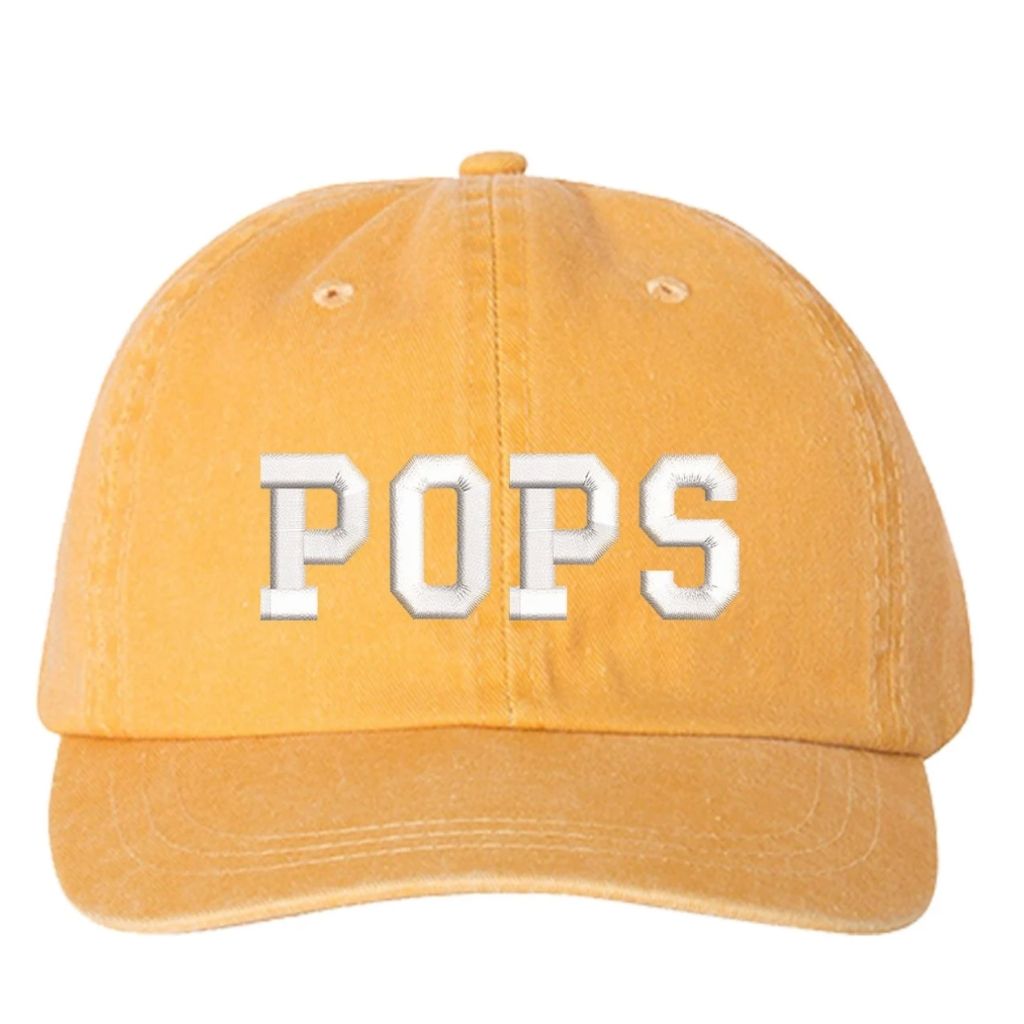 POPS Washed Baseball Hat