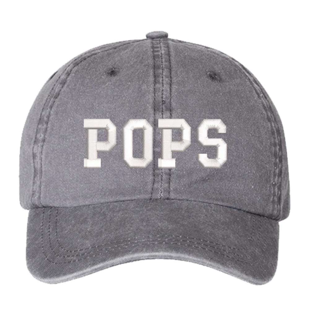 POPS Washed Baseball Hat